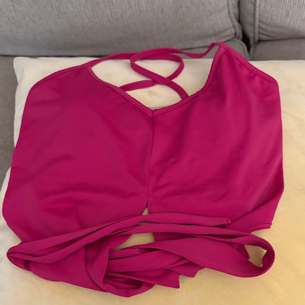 Kortni Jeane Pink Bikini Top